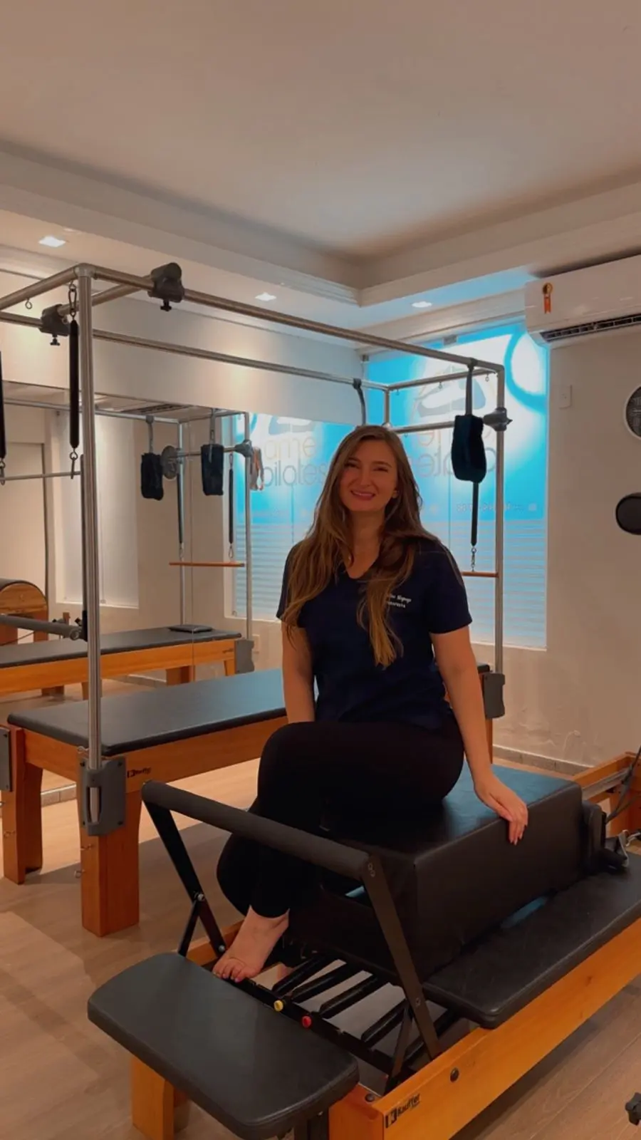 Rayane Rodrigues no Studio Raro Pilates